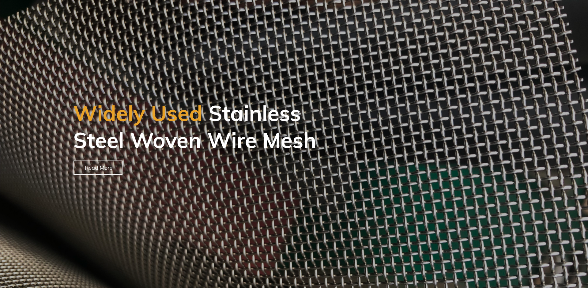 Malawakang ginagamit na hindi kinakalawang na asero na pinagtagpi ng wire mesh